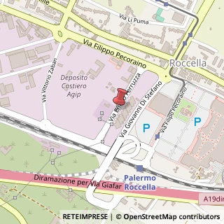 Mappa Via Enrico Ferruzza, 28, 90124 Palermo, Palermo (Sicilia)