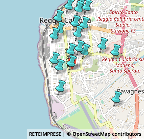 Mappa Via Itria, 89100 Reggio di Calabria RC, Italia (1.0295)