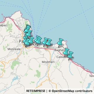 Mappa Via Messina Marine, 90039 Villabate PA, Italia (7.42294)