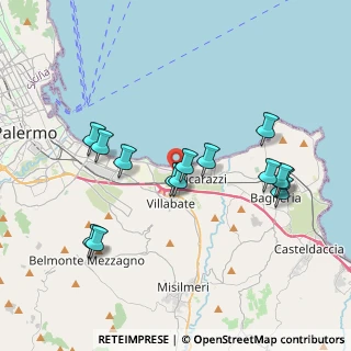 Mappa Via Messina Marine, 90039 Villabate PA, Italia (4.08214)