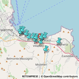 Mappa Via Messina Marine, 90039 Villabate PA, Italia (3.00143)