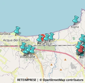 Mappa 90010 Ficarazzi PA, Italia (2.962)