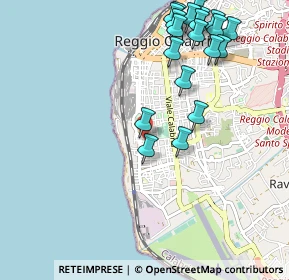 Mappa Via Michele Barbaro, 89129 Reggio di Calabria RC, Italia (1.341)