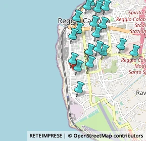 Mappa Via Michele Barbaro, 89129 Reggio di Calabria RC, Italia (1.142)