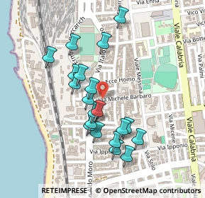 Mappa Via Michele Barbaro, 89129 Reggio di Calabria RC, Italia (0.234)