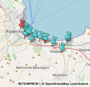 Mappa 1397, 90121 Palermo PA, Italia (3.16231)