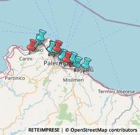 Mappa Fondo Galletti, 90121 Palermo PA, Italia (10.04333)