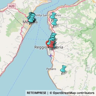 Mappa Via Sbarre inferiori vico cieco, 89129 Reggio di Calabria RC, Italia (7.711)