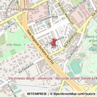 Mappa Via Benedetto Baldi, 6, 90129 Palermo, Palermo (Sicilia)