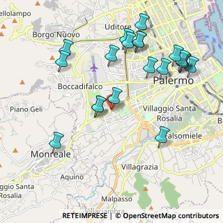 Mappa Via Lenin Mancuso, 90131 Palermo PA, Italia (2.5335)