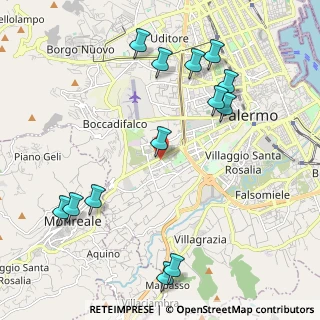 Mappa Via Lenin Mancuso, 90131 Palermo PA, Italia (2.73077)