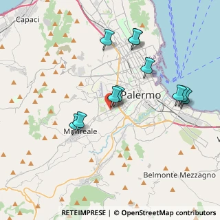 Mappa Via Lenin Mancuso, 90131 Palermo PA, Italia (4.21455)