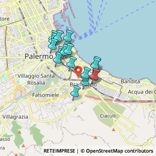 Mappa Via Luigi Palomes, 90124 Palermo PA, Italia (1.48222)