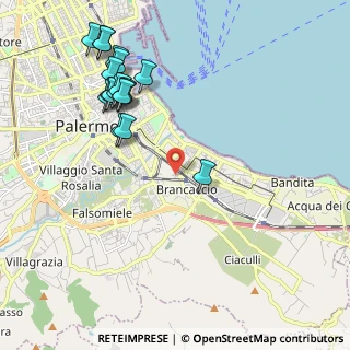 Mappa Via Luigi Palomes, 90124 Palermo PA, Italia (2.61722)