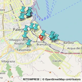 Mappa Via Luigi Palomes, 90124 Palermo PA, Italia (2.33474)