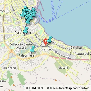 Mappa Via Luigi Palomes, 90124 Palermo PA, Italia (3.123)