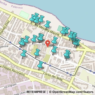 Mappa Via Sperone, 220, 90123 Palermo, Italia (0.26192307692308)