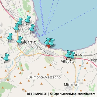 Mappa Piazza Achille Grandi, 90123 Palermo PA, Italia (5.35818)