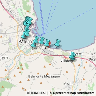 Mappa Piazza Achille Grandi, 90123 Palermo PA, Italia (4.48)