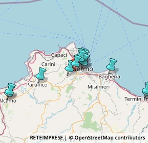 Mappa Via Rosario Ponziano, 90129 Palermo PA, Italia (14.35929)