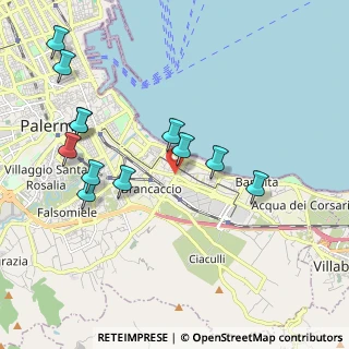 Mappa Via Regina Maria di Sicilia, 90123 Palermo PA, Italia (2.38083)
