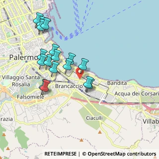Mappa Via Regina Maria di Sicilia, 90123 Palermo PA, Italia (2.16)