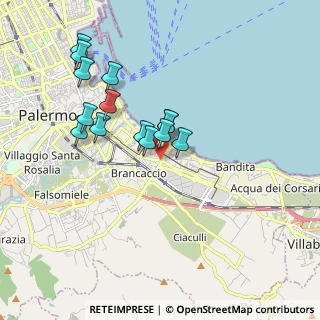 Mappa Via Regina Maria di Sicilia, 90123 Palermo PA, Italia (1.82)