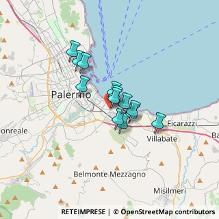 Mappa Via Regina Maria di Sicilia, 90123 Palermo PA, Italia (2.45846)
