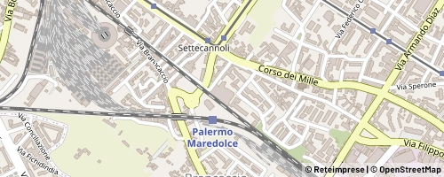 Mappa Palerme