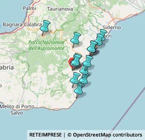 Mappa Via Arenella, 89030 Sant'agata del Bianco RC, Italia (9.51267)