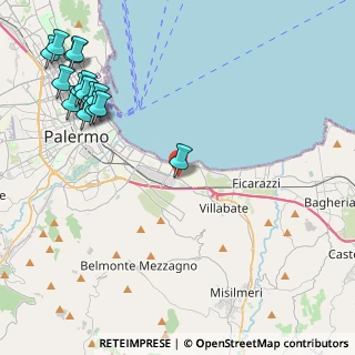 Mappa Cortile Zarcone, 90121 Palermo PA, Italia (6.46)