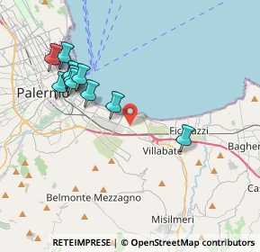 Mappa 90121 Palermo PA, Italia (4.49091)