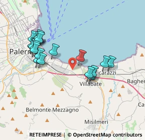 Mappa 90121 Palermo PA, Italia (4.17053)