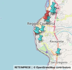 Mappa Via Erminio Bercarich, 89129 Reggio di Calabria RC, Italia (1.92364)