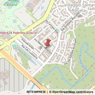 Mappa Via Gustavo Roccella, 31, 90128 Palermo, Palermo (Sicilia)