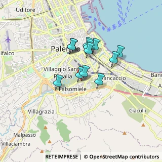 Mappa Viale dell'Orsa Maggiore, 90124 Palermo PA, Italia (1.44231)