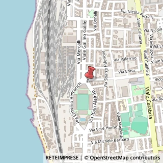 Mappa Piazzale Stadio a Nord,  3, 89129 Reggio di Calabria, Reggio di Calabria (Calabria)