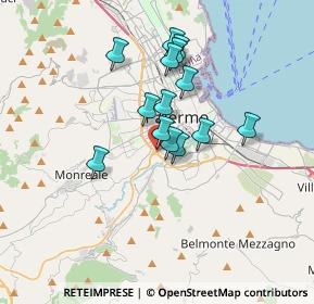 Mappa Viale Regione Siciliana Sud Est, 90100 Palermo PA, Italia (3.03)