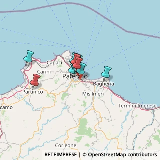 Mappa 90124 Palermo PA, Italia (8.90091)