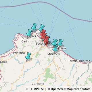 Mappa 90124 Palermo PA, Italia (9.61455)