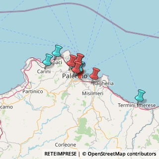 Mappa 90124 Palermo PA, Italia (18.3)