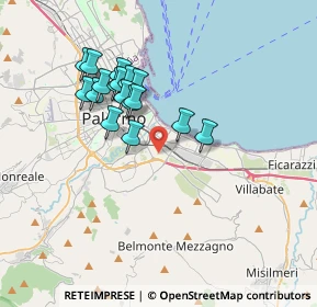 Mappa 90124 Palermo PA, Italia (3.49059)