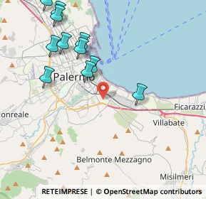 Mappa 90124 Palermo PA, Italia (5.01818)
