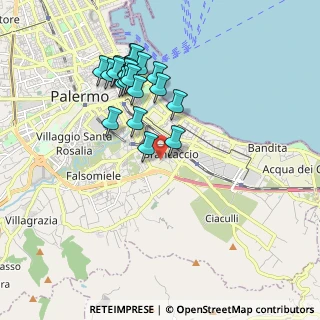 Mappa 90124 Palermo PA, Italia (2.019)