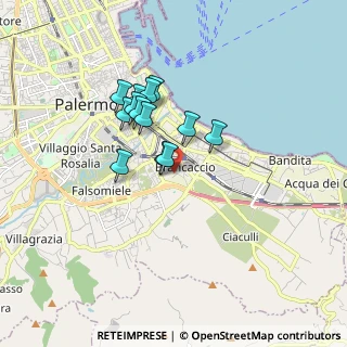 Mappa 90124 Palermo PA, Italia (1.45692)