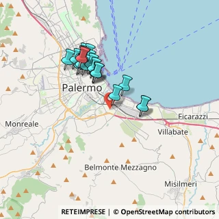 Mappa 90124 Palermo PA, Italia (3.5375)
