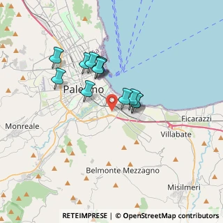 Mappa 90124 Palermo PA, Italia (3.09417)