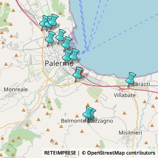 Mappa 90124 Palermo PA, Italia (4.765)