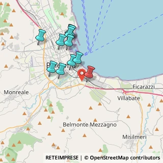 Mappa 90124 Palermo PA, Italia (3.75273)