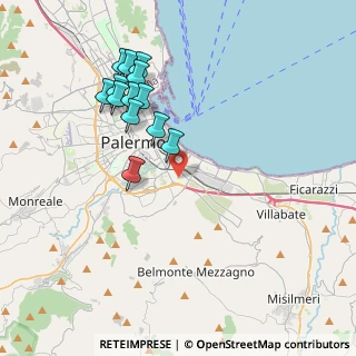 Mappa 90124 Palermo PA, Italia (4.29538)